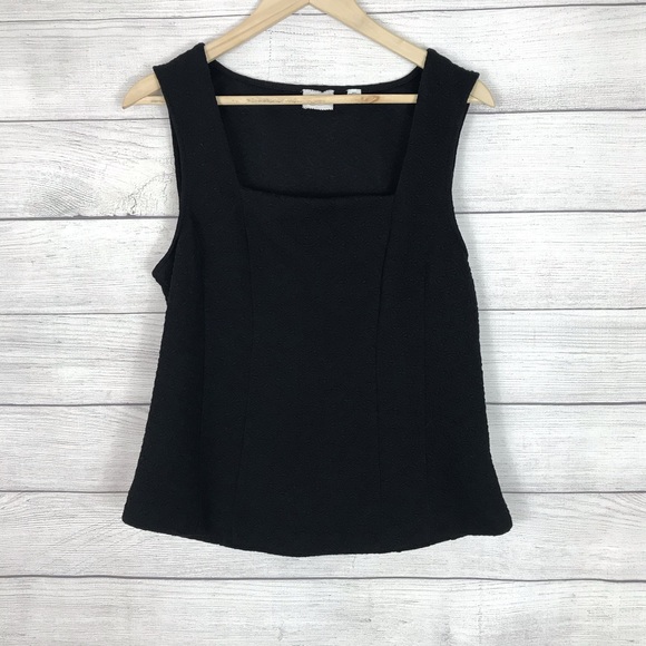 Anthropologie Tops - Anthropologie (Postmark) Black Babydoll Tank Top